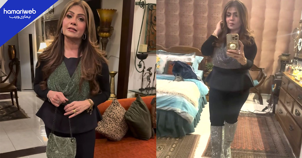 نیا سال، نیا انداز ؟ امبر خان کا نیو ایئر لک سوشل میڈیا پر مذاق بن گیا