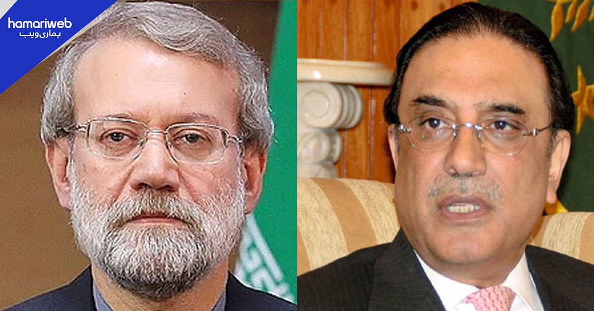 صدر مملکت آصف زرداری کا علی لاریجانی کے قتل پر اظہار تعزیت 