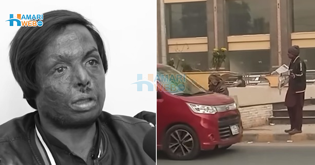 میں جلتا رہا کوئی بچانے نہ آیا، آج لوگ مذاق اُڑاتے ہیں ۔۔  اخبار بیچنے والا باہمت نوجوان معاشرے کی بے حسی کا شکار، سچ بتاتے ہوئے رو پڑا