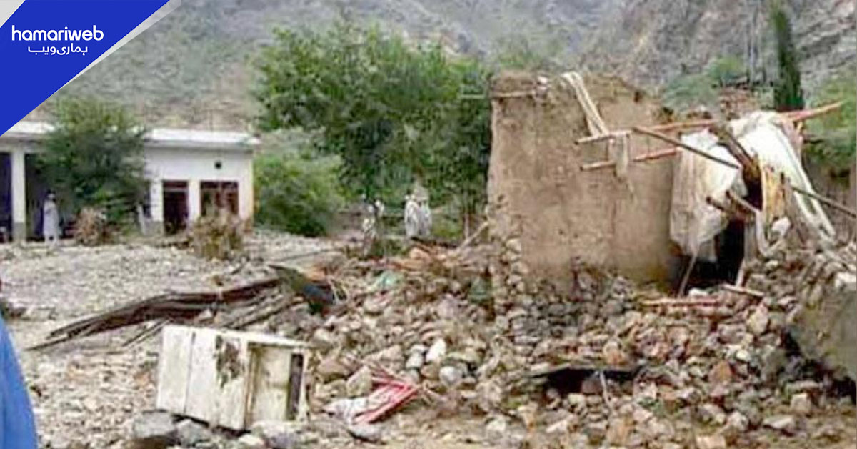 خیبر پختونخوا: آندھی اور تیز بارشوں سے تباہی، 7 افراد جاں بحق، 33 زخمی