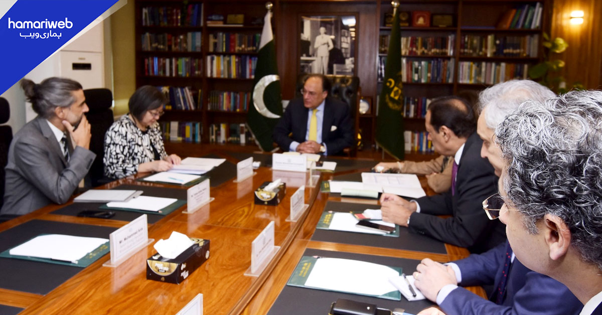 وزیرِ خزانہ اور عالمی بینک کے درمیان ترقیاتی تعاون اور اصلاحاتی ایجنڈے پر تبادلہ خیال