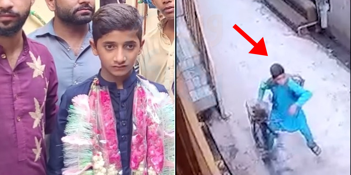 بڑے بڑے پہلوان کھڑے تھے، کسی نے ہمت نہ کی ۔۔ چور کو پکڑنے اور موٹر سائیکل چوری کی کوشش ناکام بنانے والا کم عمر احمد سوشل میڈیا پر وائرل