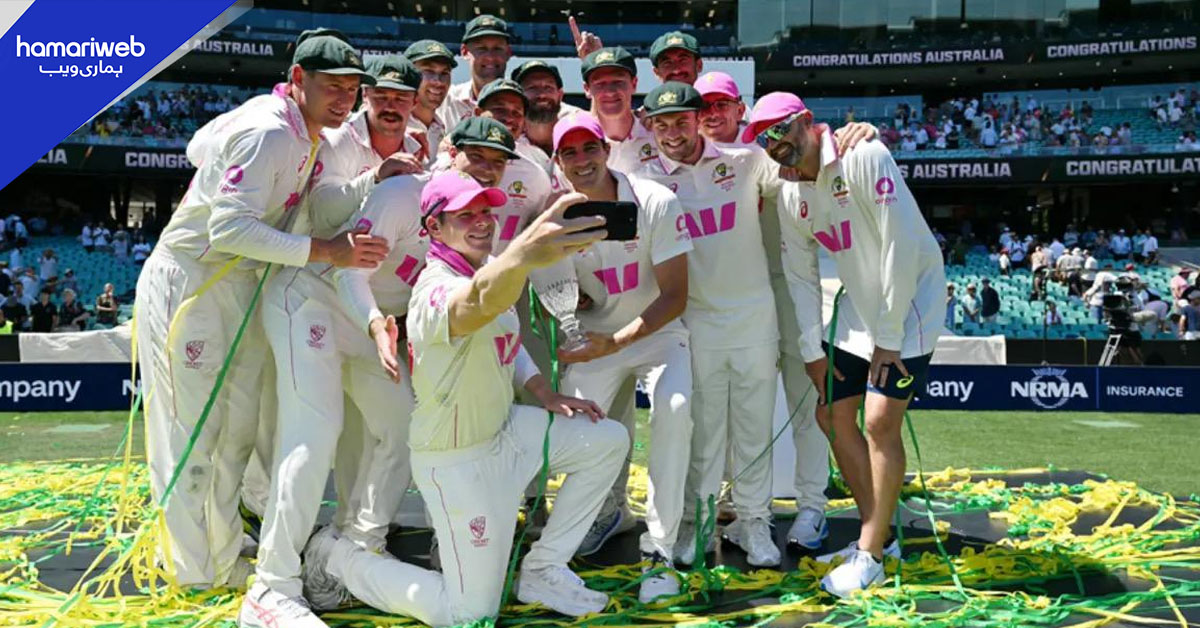 انگلینڈ کو پانچ وکٹوں سے شکست، آسٹریلیا ایشیز سیریز کا آخری ٹیسٹ بھی جیت گیا