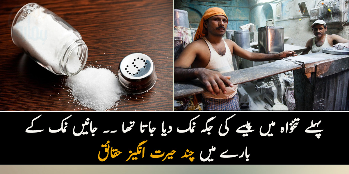 پہلے تنخواہ میں پیسے کی جگہ نمک دیا جاتا تھا ۔۔ جانیں نمک کے بارے میں چند حیرت انگیز حقائق جن سے بہت کم لوگ واقف ہیں