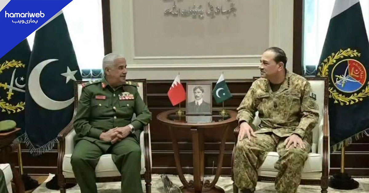 بحرین نیشنل گارڈ کے کمانڈر کی اعلیٰ عسکری قیادت سے ملاقاتیں