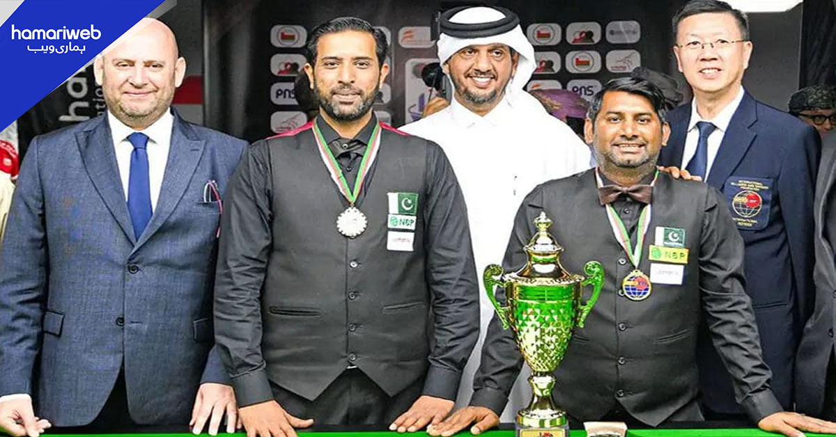 بھارت کو ہرا کر اسنوکر ٹائٹل جیتنے والے قومی ہیروز کو چیئرمین پی سی بی کی مبارکباد 