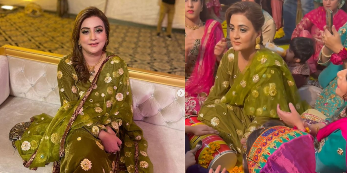 شادی کی تقریب میں عظمیٰ بخاری کی ڈھول بجانے کی ویڈیو۔۔ وہ کونسے مشہور گیت پر ڈھول بجا رہی ہیں؟ دیکھیئے