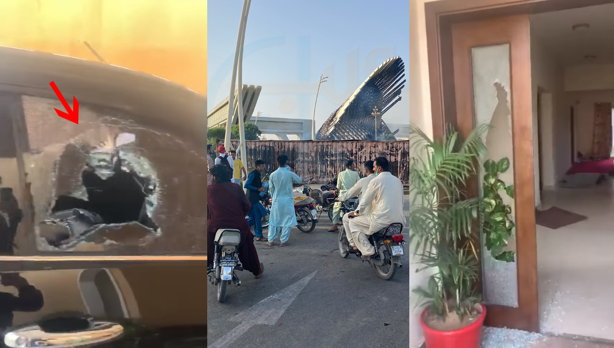 بحریہ ٹاؤن میں دودھ والے کی بدمعاشی ۔۔ گوٹھ کے افراد کے ساتھ توڑ پھوڑ مچا کر بحریہ ٹاؤن کی سیکیورٹی کا پول کھول دیا