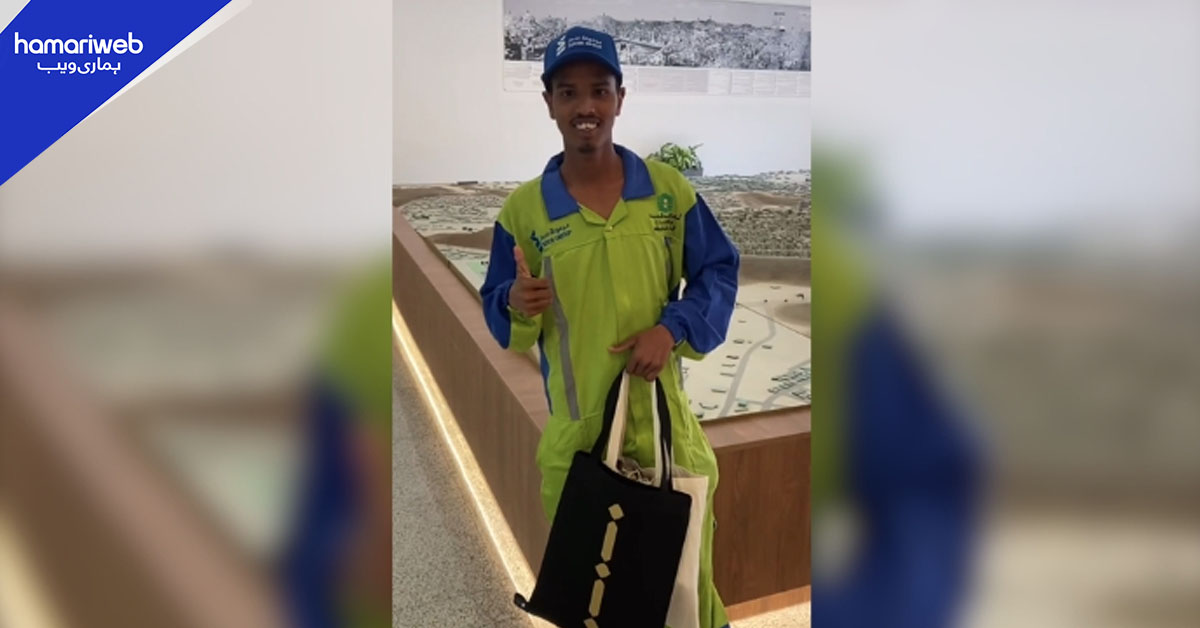 مسجد الحرام میں زائر کو جگہ دینے والے بنگلادیشی ورکر  کی سرکاری سطح پر پذیرائی