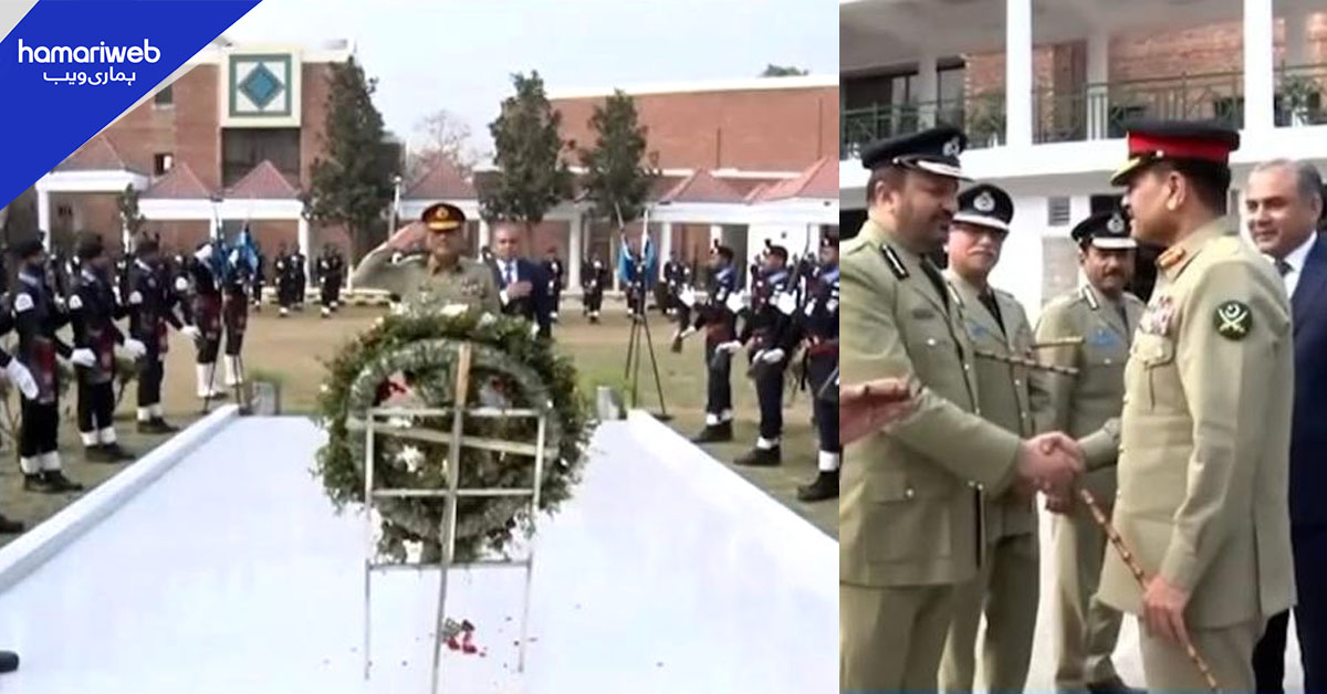 فیلڈ مارشل عاصم منیر کا نیشنل پولیس اکیڈمی اسلام آباد کا دورہ، شہداء کو خراجِ عقیدت