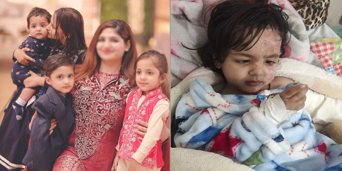 گرم پانی میرے بچے پر گر گیا اور وہ جل گیا ۔۔ ہسپتال میں بچے نے کیسے مشکل وقت گزارا؟ ماں نے بیٹے پر بیتی باتیں بتا دیں