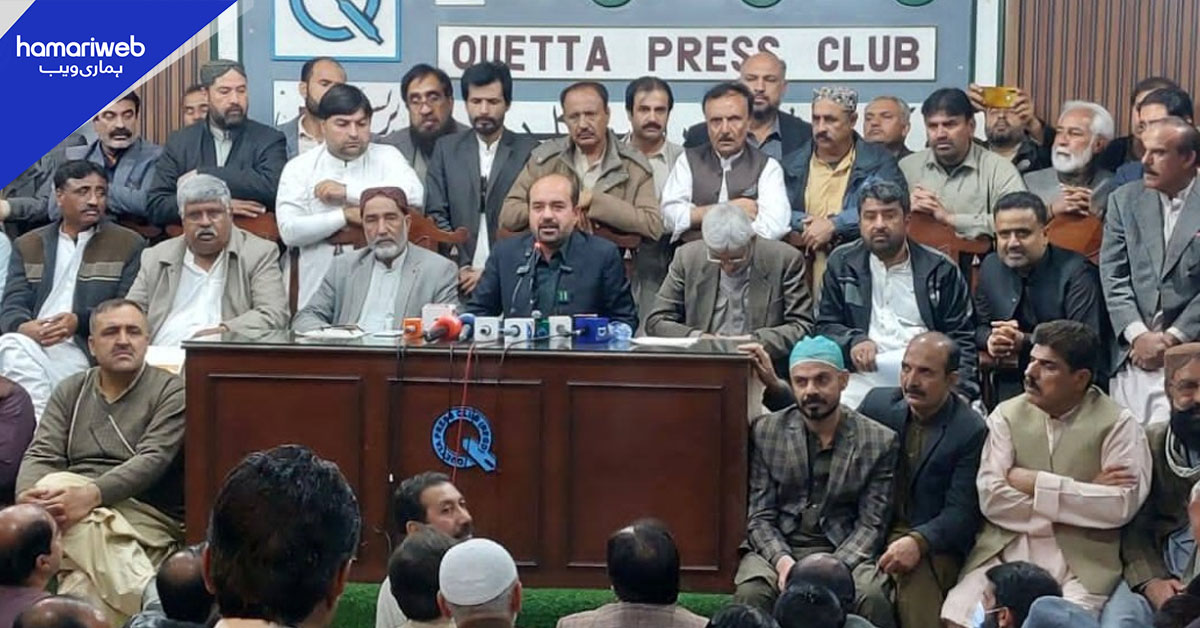 بلوچستان گرینڈ الائنس کی ڈیڈلائن ختم، آج سے صوبہ بھر میں احتجاجی تحریک کا اعلان