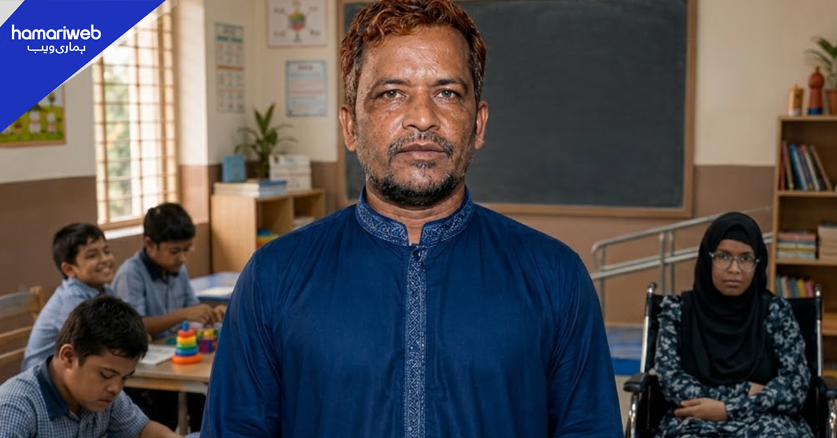 بیٹی کو اسکول میں داخلہ نہ ملا تو والد نے معذور بچوں کے لیے اپنا ہی اسکول بنا دیا