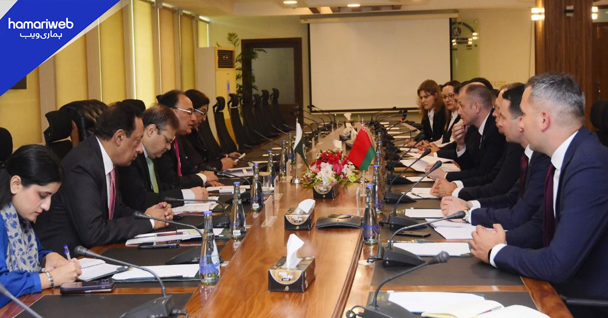 پاکستان اور بیلاروس کے درمیان اقتصادی تعاون مزید بڑھانے پر اتفاق