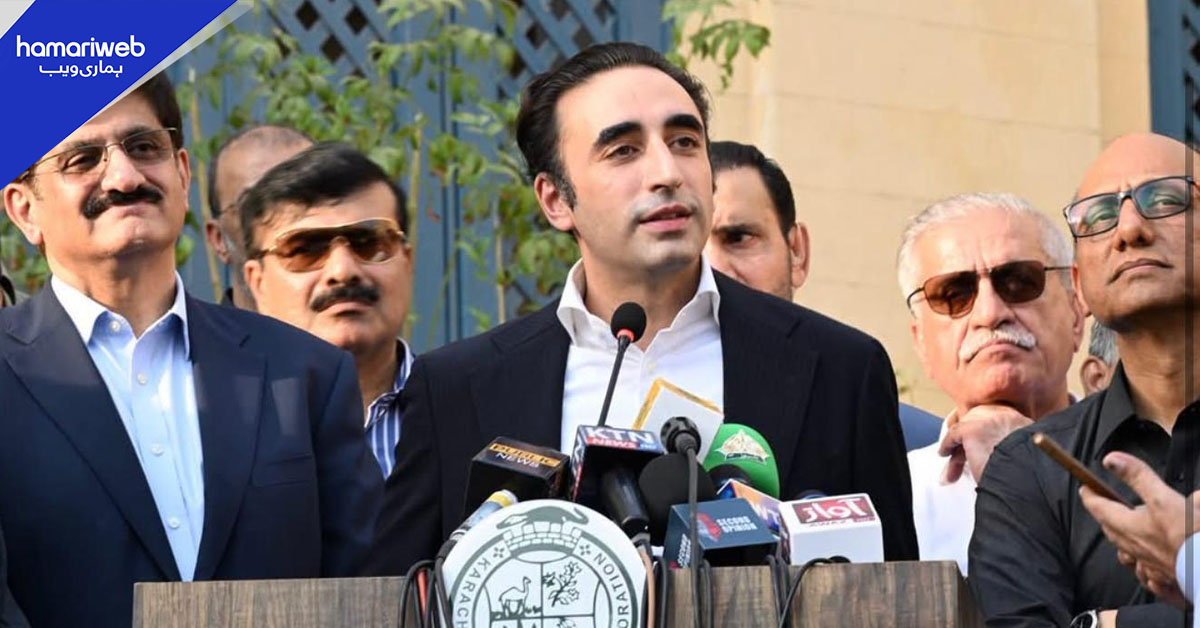 وفاقی حکومت کراچی میں دلچسپی نہیں لیتی، شہر میں نفرت پھیلائی جا رہی ہے، بلاول بھٹو زرداری