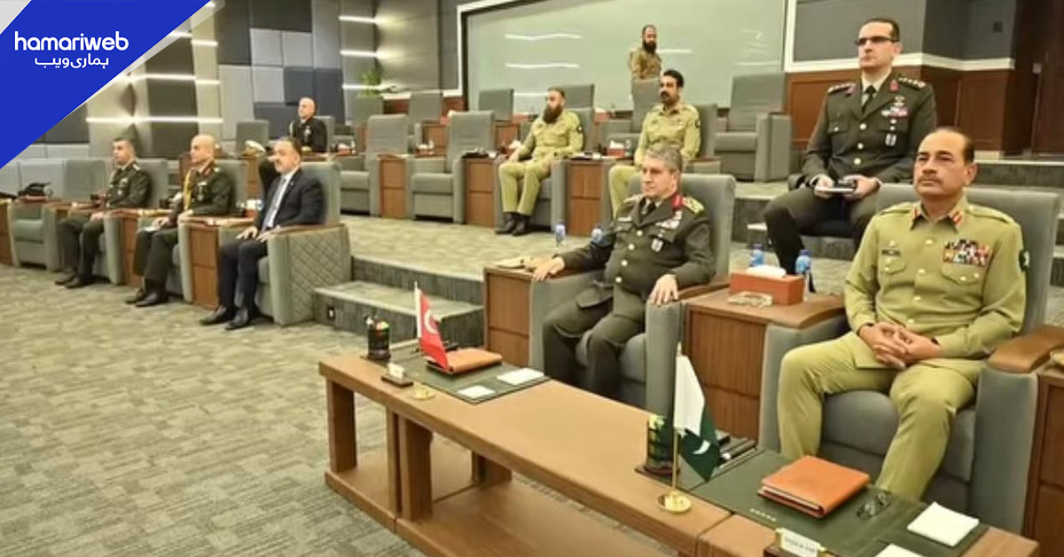 آرمی چیف سے ترکی کے چیف آف جنرل اسٹاف کی ملاقات، مختلف امور پر تبادلہ خیال