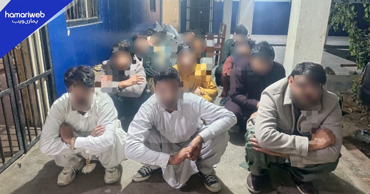 غیر قانونی طور پر سمندر کے راستے ایران جانے کی کوشش، 14 ملزمان گرفتار