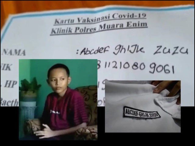 اے بی سی ڈی اور ۔۔ بھلا یہ کون سا نام ہے سوشل میڈٰیا پر بچے کا عجیب و غریب نام وائرل