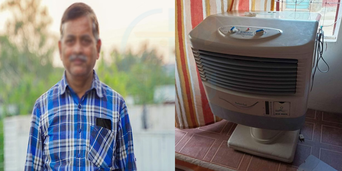 گرمی زیادہ ہے بیٹی پسینے میں رہتی ہے ۔۔ مجبور باپ کی سن کر انجان شخص نے کس طرح مدد کی؟ واقعے نے لوگوں کے دل جیت لئے