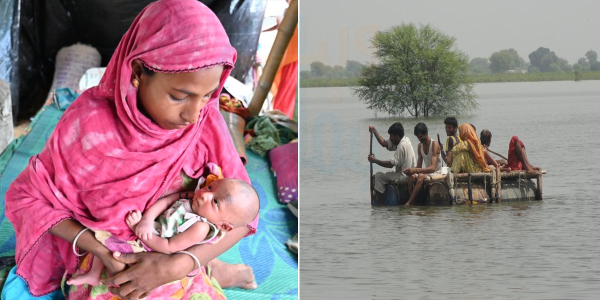 سیلاب ریلیف کیمپ میں بچے کی پیدائش، والدین نے بچے کا ایسا کیا انوکھا نام رکھ دیا کہ لوگ حیران رہ گئے؟