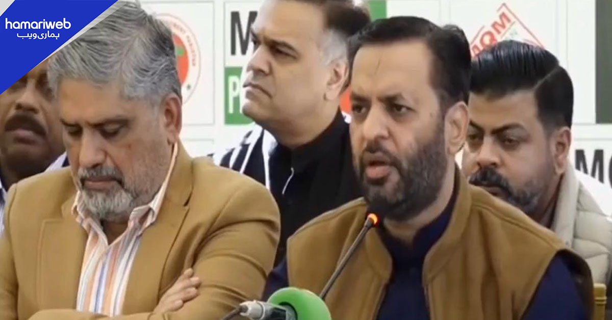 مصطفیٰ کمال کا الطاف حسین پر عمران فاروق کے قتل کا الزام