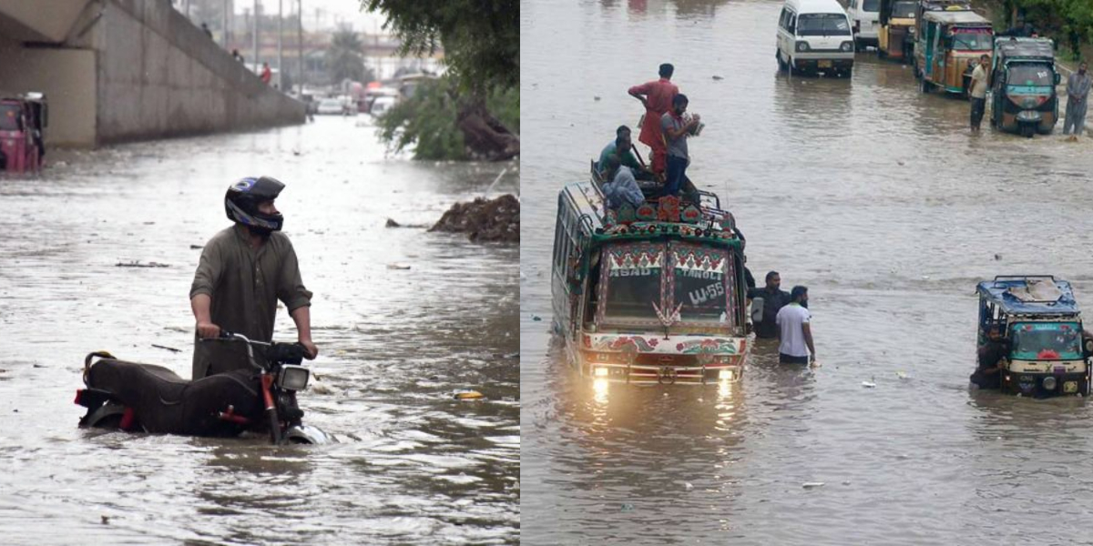 کراچی میں اربن فلڈنگ کا خطرہ ہے۔۔ جانیے طوفان 