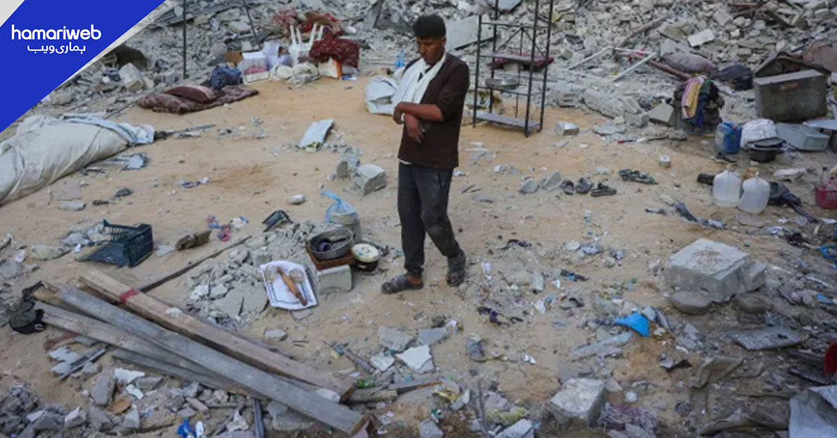 اسرائیل کی غزہ پر بمباری، 46 بچوں سمیت 100 سے زائد فلسطینی شہید