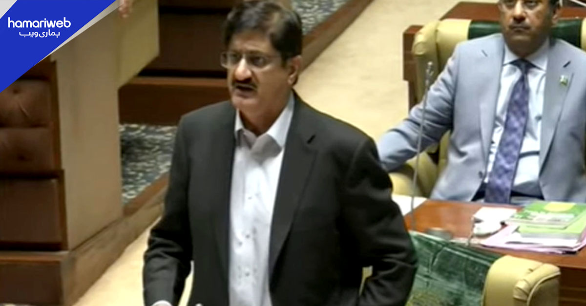 وزیراعلیٰ کی ایم کیو ایم پر تنقید، سندھ کی تقسیم اور ایڈمنسٹریٹو یونٹس کی تجویز مسترد