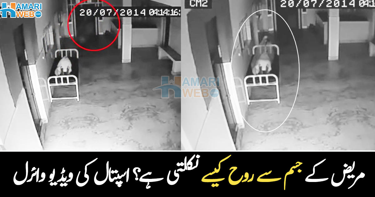 اچانک جسم سے روح کیسے نکلتی ہے، رات کے وقت اسپتال کے سی سی ٹی وی کیمرے نے مریض کے ساتھ کیا ہوتے دیکھا؟ دیکھیے