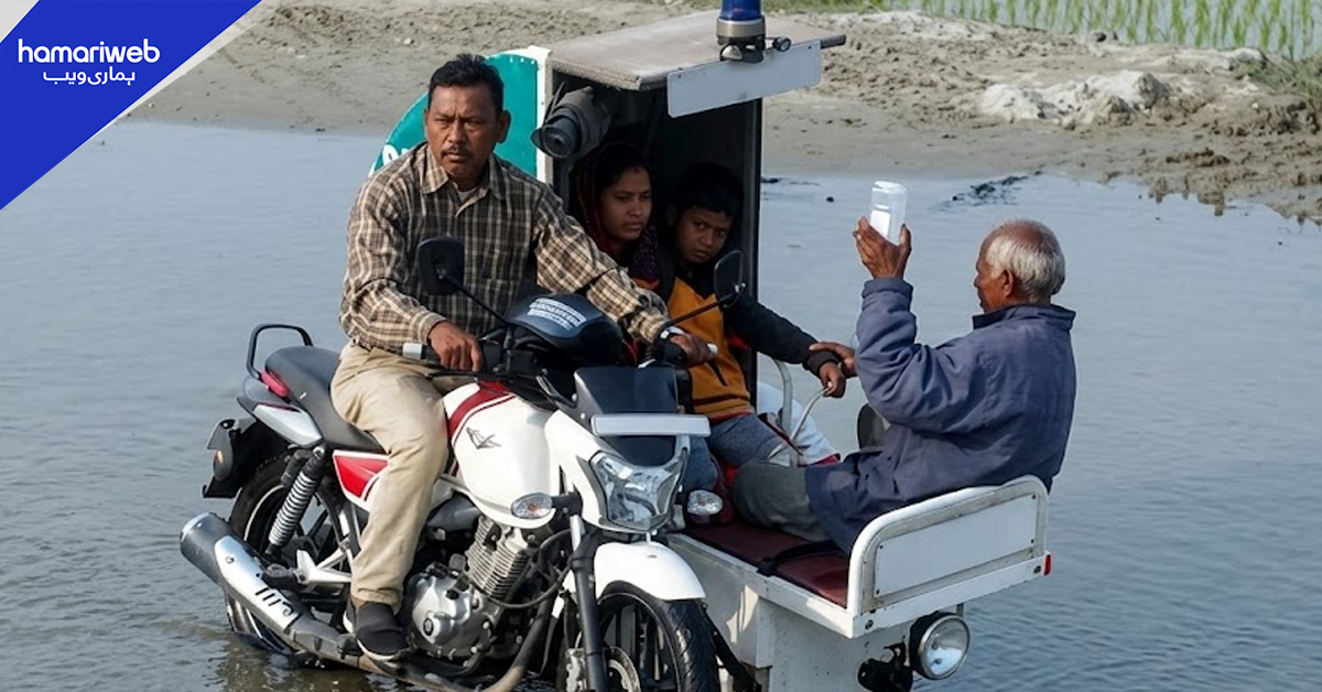 ماں ایمبولینس نہ ملنے سے چل بسی، بیٹے نے موٹر سائیکل کو ایمبولینس بنا دیا