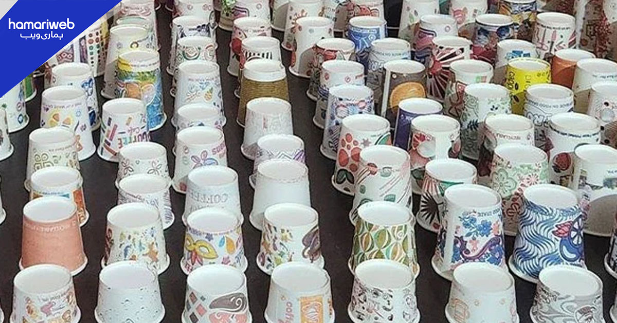 بھارتی شہری نے 858 مختلف ڈیزائن کے پیپر کپ جمع کر کے گنیز ورلڈ ریکارڈ قائم کر دیا