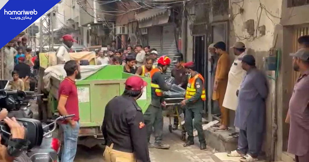 لاہور: باغبانپورہ میں مکان کی چھت گر گئی، 7 افراد جاں بحق، 6 زخمی