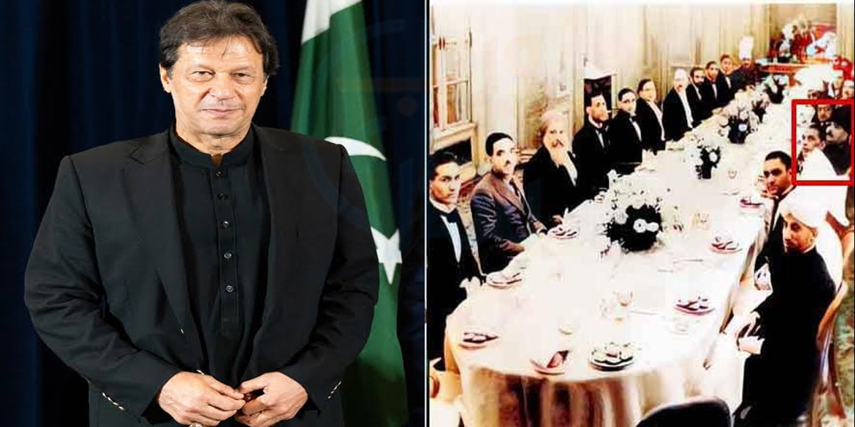 قائد اعظم اور علامہ اقبال کے ساتھ عمران خان کے رشتے دار.. عمران خان نے اپنے خاندان کی پرانی تصویر شئیر کردی