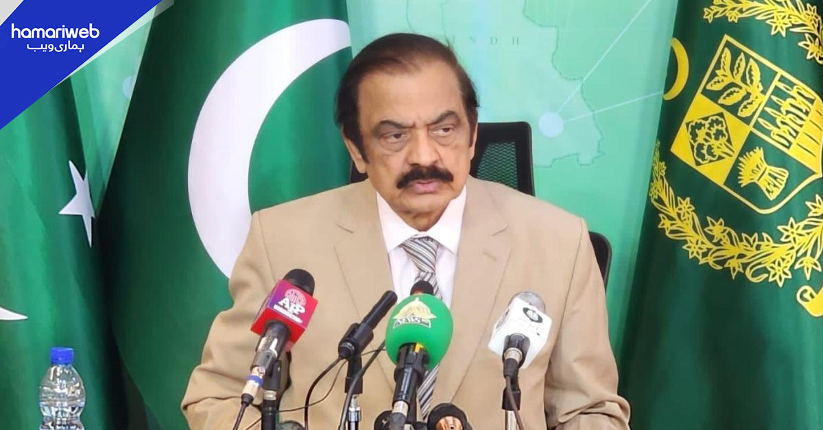 پی ٹی آئی اگر نیا وزیراعلیٰ لانا چاہتی ہے تو یہ ان کا فیصلہ ہے،  رانا ثناء اللہ