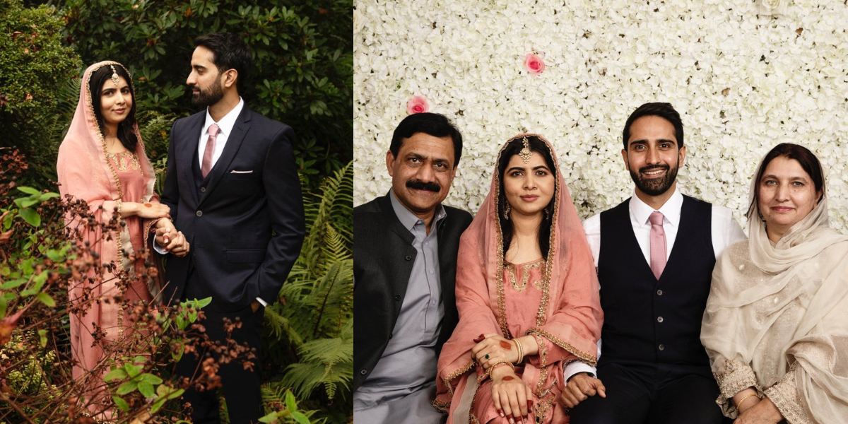 ملالہ یوسف زئی شادی کے بندھن میں بندھ گئیں ۔۔ تصاویر دیکھیے