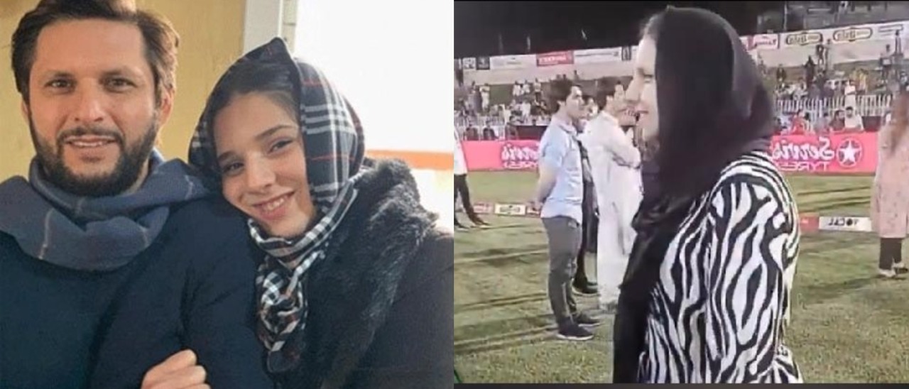 نہیں میں اُن کی بہن ہوں ۔۔ شاہد آفریدی کی بیٹی کی اسٹیڈیم سے مزاحیہ ویڈیو وائرل