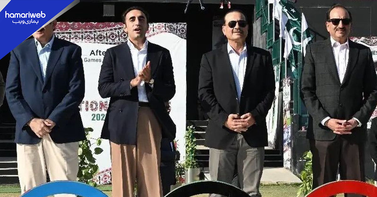 35 ویں نیشنل گیمز کی اختتامی تقریب میں فیلڈ مارشل عاصم منیر کی شرکت