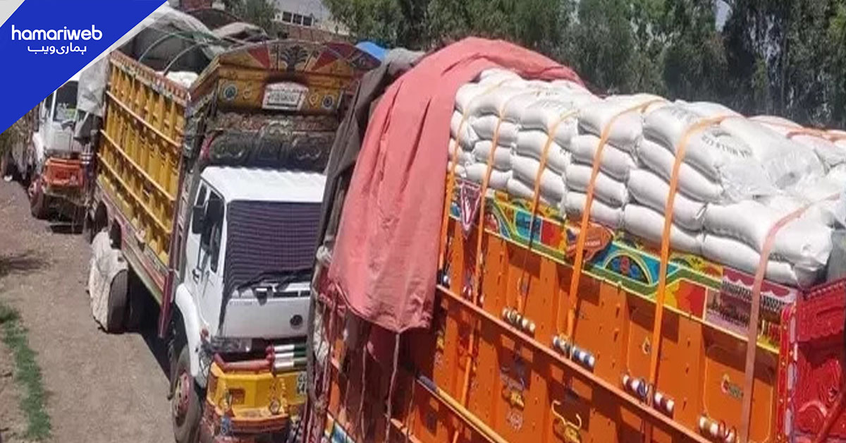 کراچی: جعلی ٹریک اینڈ ٹریس اسٹیمپس والے چینی کے 3 ٹرک ضبط