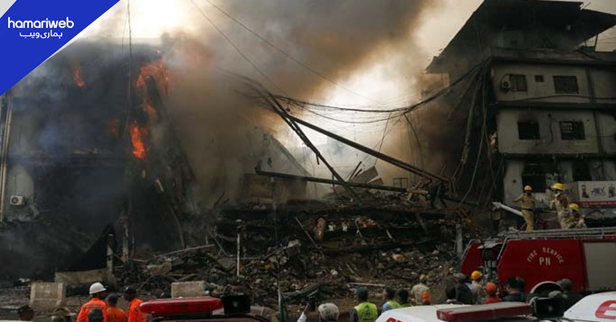 گل پلازہ آتشزدگی: پانی کی قلت اور تنگ راستوں کی وجہ سے مشکلات ہوئیں، چیف فائر آفیسر