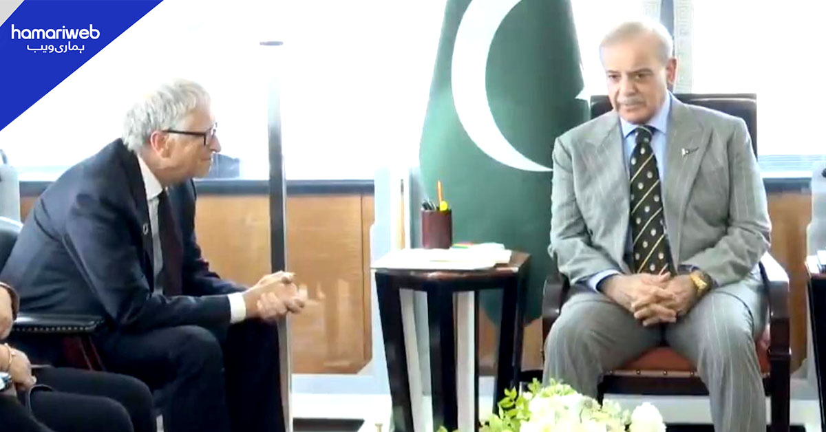وزیراعظم کی بل گیٹس سے ملاقات، پولیو خاتمے اور مختلف شعبوں میں تعاون بڑھانے پر اتفاق