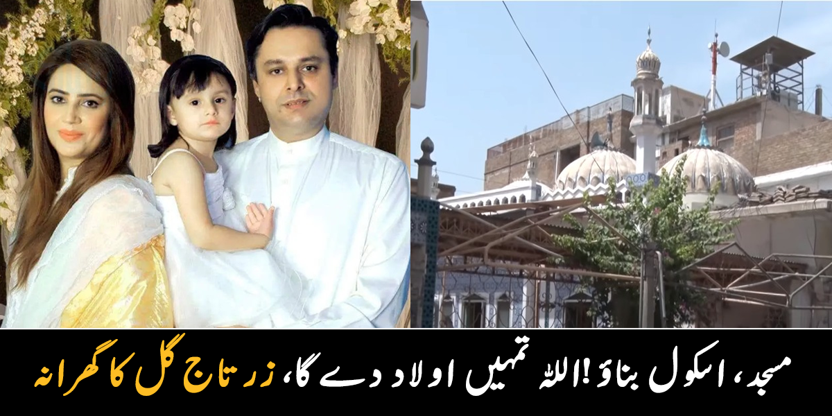 تم مسجد اور اسکول بناؤ، اللہ تمہیں اولاد دے گا ۔۔ زرتاج گل کا سسرال کون سے مشہور خاندان سے ہے؟ جانیے ان کی فیملی سے متعلق دلچسپ معلومات