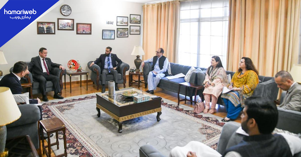 عطا تارڑ سے ازبکستان کے سفیر کی ملاقات، میڈیا، فلم سازی اور ثقافتی تعاون کو فروغ دینے پر اتفاق
