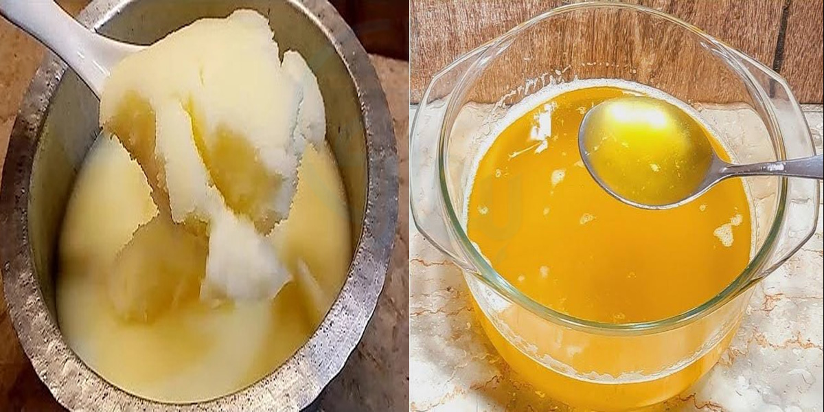 گھر میں موجود دودھ سے 600 روپے کلو ملنے والا مہنگا گھی خود بنائیں ۔۔ جانئیے گھی بنانے کا آسان طریقہ
