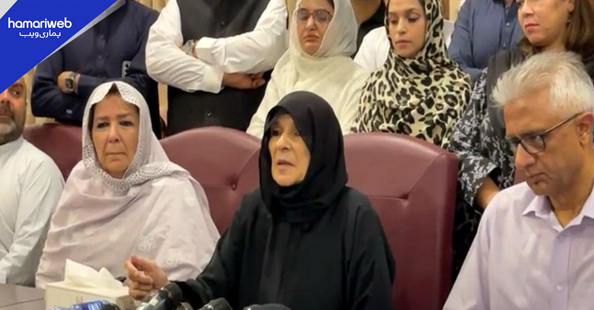 عظمیٰ خان پریس کانفرنس میں آبدیدہ، بانی پی ٹی آئی کے طبی معائنے سے متعلق اہم دعوے