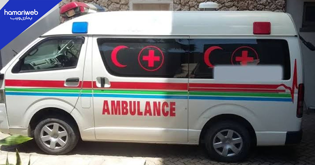 ننگرپارکر میں ایمبولینس میں آتشزدگی، 8 افراد جاں بحق، 5 زخمی