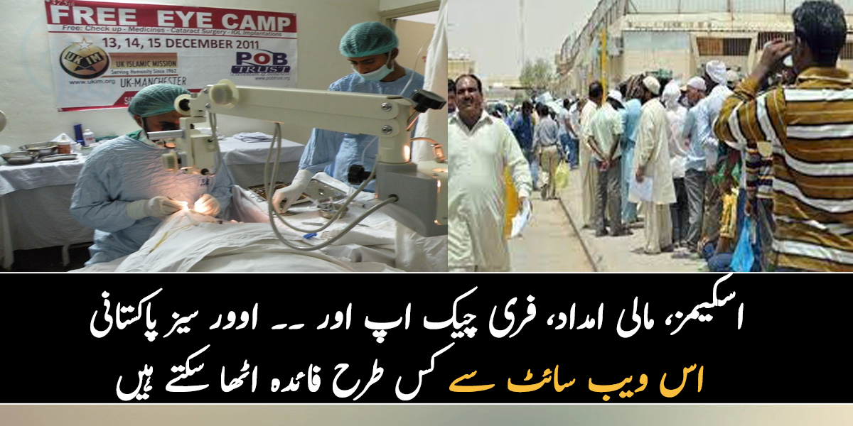 اسکیمز، مالی امداد، فری چیک اپ اور ۔۔ جانیے اوور سیز پاکستانی اس ویب سائٹ سے کس طرح فائدہ اٹھا سکتے ہیں