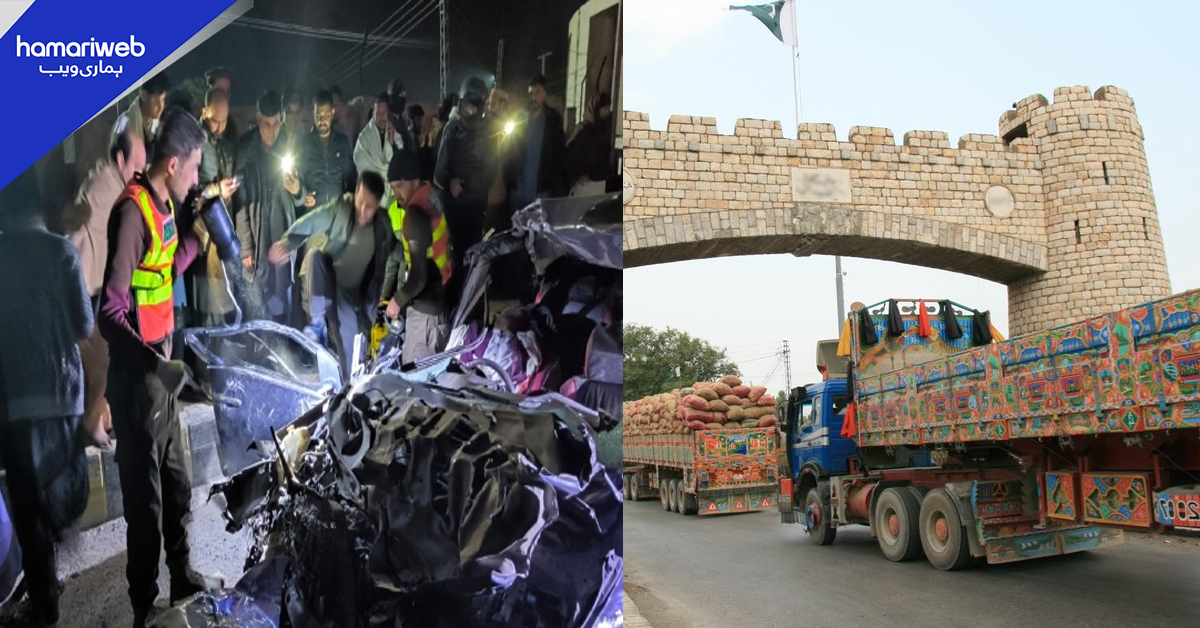 خیبر میں گاڑی کو حادثہ، 5 دوست جاں بحق، دلہا معجزانہ طور پر محفوظ