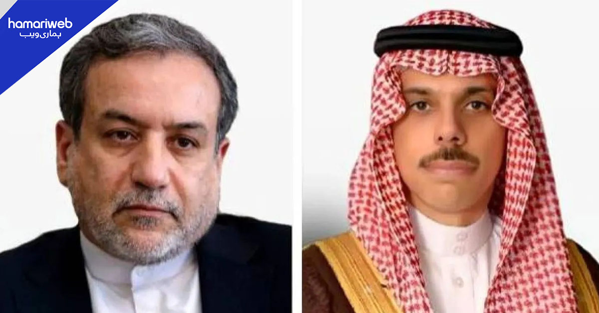 جنگ بندی کے بعد سعودی اور ایرانی وزرائے خارجہ کے درمیان پہلا رابطہ