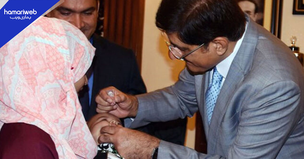صوبہ سندھ میں انسدادِ پولیو مہم کا افتتاح، ایک کروڑ 6 لاکھ بچوں کو قطرے پلانے کا ہدف 