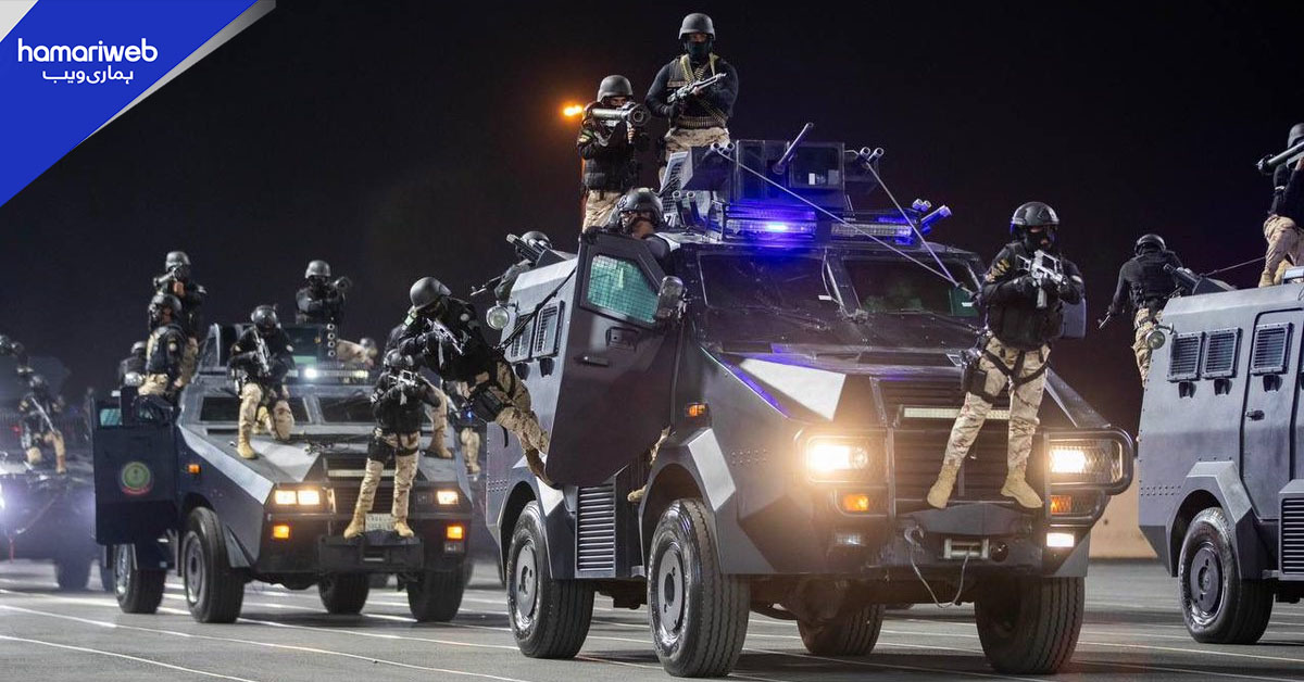 مکہ میں حج سیکیورٹی فورسز کی پریڈ، عازمین کی حفاظت کے لیے تیاریوں کا عملی مظاہرہ